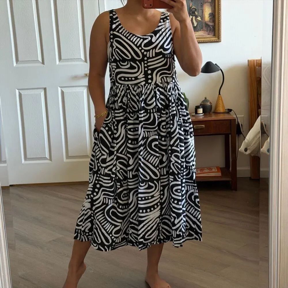 Nooworks ripple print dress